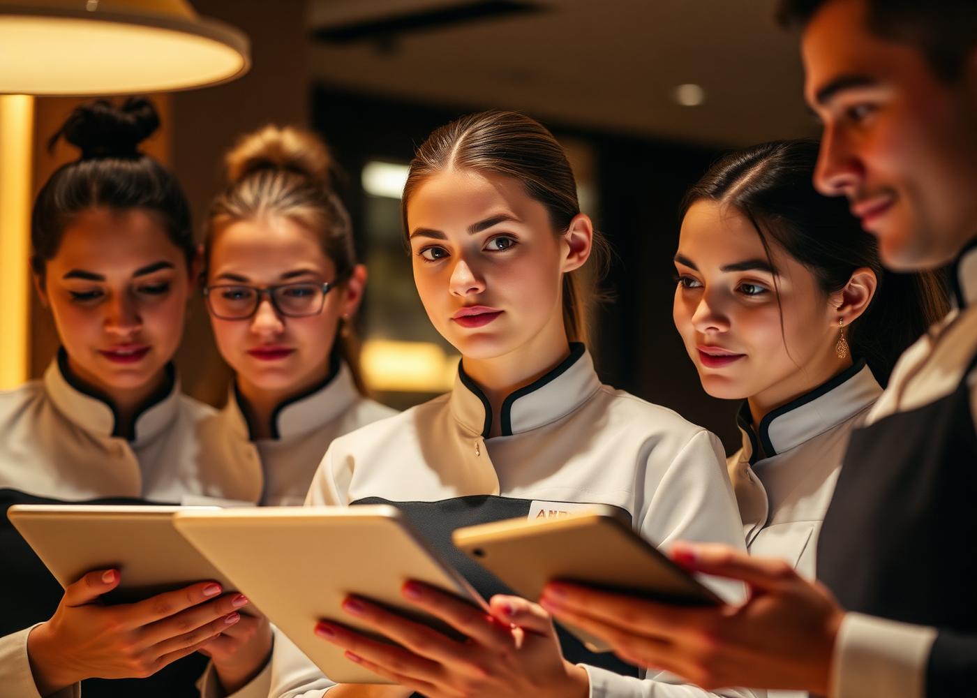 Guest-facing hospitality experience designed by Spark