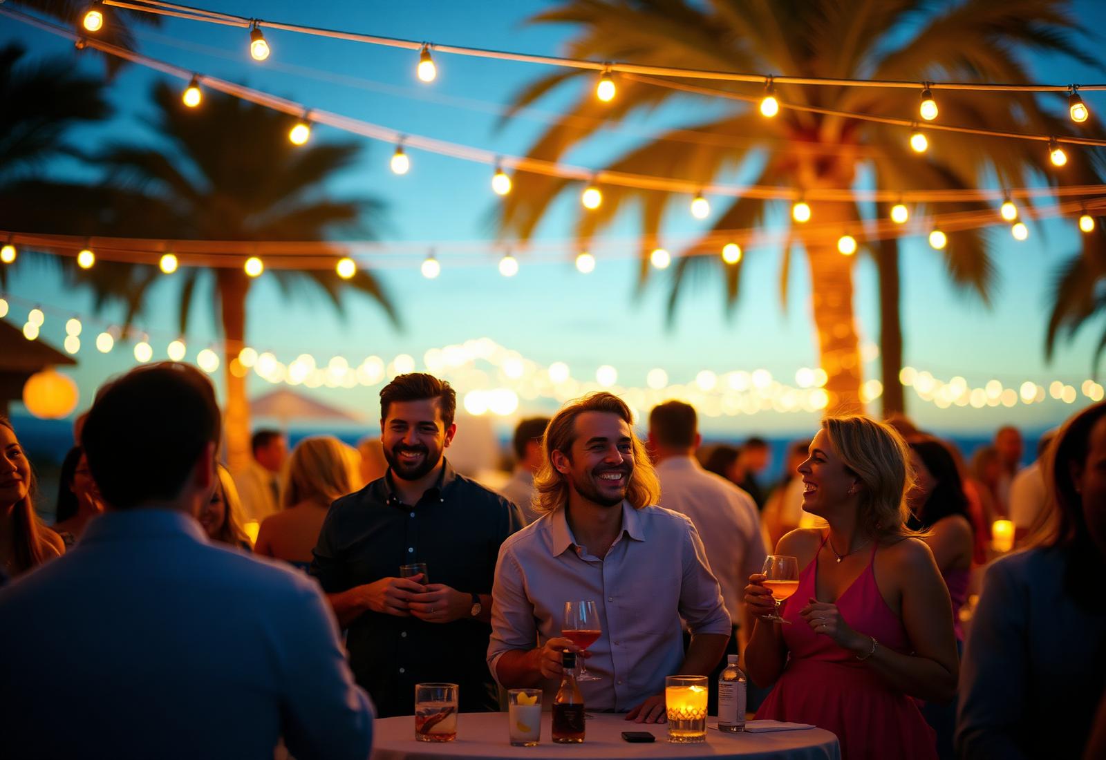 Guests at a hospitality experience designed by Spark